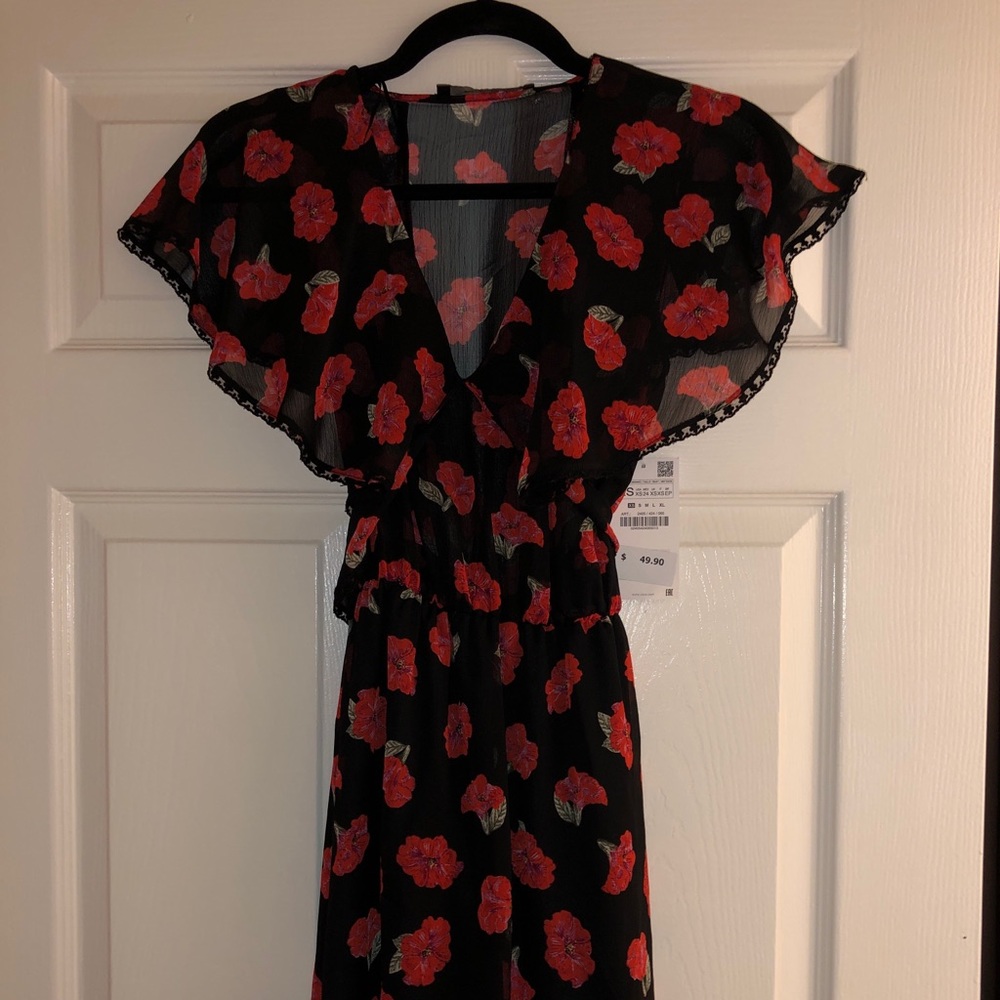 Zara floral dress